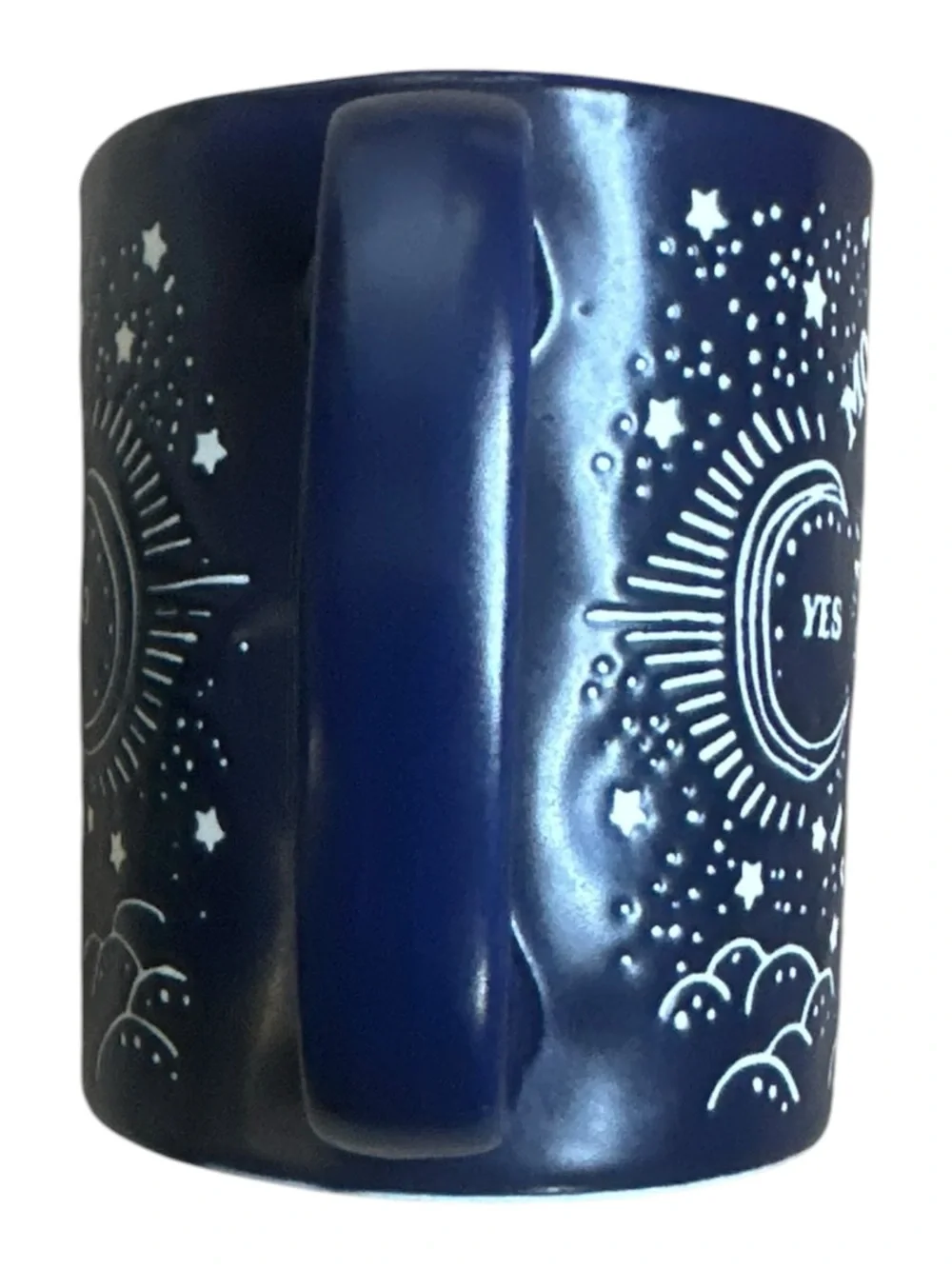 Stay Wild Moon Child Navy Blue Celestial Oracle Yes/No Mug 14 oz
